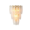 GobekUsa Crystal Feather Wall Lamp: Modern Luxury for Bedroom, Living Room & Restaurant