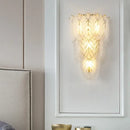 GobekUsa Crystal Feather Wall Lamp: Modern Luxury for Bedroom, Living Room & Restaurant
