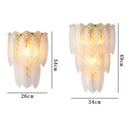 GobekUsa Crystal Feather Wall Lamp: Modern Luxury for Bedroom, Living Room & Restaurant