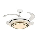 GobekUsa LED Ceiling Fan with Remote Control, Modern ABS Blades, 110V 220V