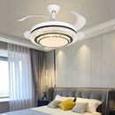 GobekUsa LED Ceiling Fan with Remote Control, Modern ABS Blades, 110V 220V