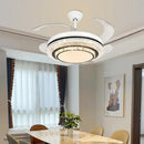 GobekUsa LED Ceiling Fan with Remote Control, Modern ABS Blades, 110V 220V