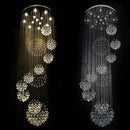 GobekUsa Crystal LED Chandelier for Large Villa Ceiling Lights & Elegant Home Decor