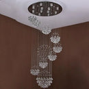 GobekUsa Crystal LED Chandelier for Large Villa Ceiling Lights & Elegant Home Decor