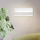 GobekUsa Golden LED Wall Sconce: Simplicity Cuboid Design, Acrylic, White/Warm Light