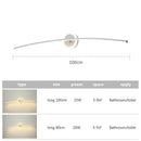 GobekUsa LED Wall Lamps: Modern Iron Baking Paint Craft Light for Bathroom Bedroom Living Room