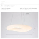 GobekUsa Cloud Pendant Light: Nordic Minimalist Doughnut Chandelier for Living Room & Kid's Bedroom