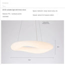 GobekUsa Cloud Pendant Light: Nordic Minimalist Doughnut Chandelier for Living Room & Kid's Bedroom