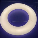 GobekUsa Cloud Pendant Light: Nordic Minimalist Doughnut Chandelier for Living Room & Kid's Bedroom