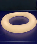 GobekUsa Cloud Pendant Light: Nordic Minimalist Doughnut Chandelier for Living Room & Kid's Bedroom
