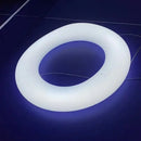 GobekUsa Cloud Pendant Light: Nordic Minimalist Doughnut Chandelier for Living Room & Kid's Bedroom