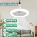 GobekUsa Ceiling Fan Light with Remote Control, Silent Operation for Bedroom, Living Room