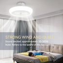 GobekUsa Ceiling Fan Light with Remote Control, Silent Operation for Bedroom, Living Room