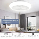 GobekUsa Ceiling Fan Light with Remote Control, Silent Operation for Bedroom, Living Room