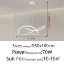GobekUsa Cloud Chandelier Nordic Modern Living Room Ceiling Lamp