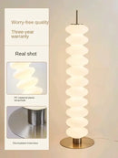 GobekUsa Cream Sugar Gourd Floor Lamp for Elegant Living Room and Bedroom Ambience