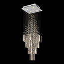 GobekUsa Crystal Ceiling Chandelier: Modern Elegant Living Room & Staircase Light Fixture