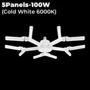 GobekUsa Deformable LED Garage Lights 80W/100W/120W Ceiling Industrial E27 Bulb