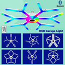 GobekUsa Deformable LED Garage Lights 80W/100W/120W Ceiling Industrial E27 Bulb