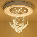 GobekUsa Diamond Crystal Chandelier: Modern LED Living Room and Hotel Lighting