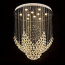 GobekUsa Diamond Crystal Chandelier: Modern LED Living Room and Hotel Lighting