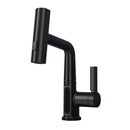 GobekUsa Digital Display Brass Basin Faucet, Hot Cold Mixer, White Single Lever