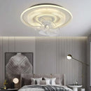 GobekUsa Dimmable LED Fan Lights Ceiling Lamp with Remote Control for Bedroom Living Room
