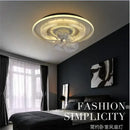 GobekUsa Dimmable LED Fan Lights Ceiling Lamp with Remote Control for Bedroom Living Room