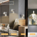 GobekUsa Dimmable LED Wall Sconce with Adjustable Brightness and 3-CCT Rotation