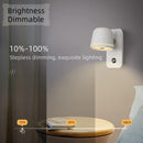 GobekUsa Dimmable LED Wall Sconce with Adjustable Brightness and 3-CCT Rotation