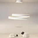 GobekUsa Dimmable Metal Acrylic Pendant Chandelier Lighting Fixtures