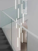 Acrylic Stair Pendant Lights for Modern Villa Decor - GobekUsa Duplex Loft LED Chandelier