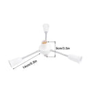 Modern white e27 socket splitter with flexible arms for living room by Decorbites