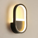 GobekUsa Minimalist Elliptical LED Wall Sconce for Bedroom Lighting