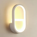 GobekUsa Minimalist Elliptical LED Wall Sconce for Bedroom Lighting