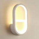 GobekUsa Minimalist Elliptical LED Wall Sconce for Bedroom Lighting