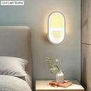 GobekUsa Minimalist Elliptical LED Wall Sconce for Bedroom Lighting