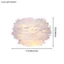 GobekUsa Modern Feather Wall Lamp: Stylish Ambient Lighting for Living Room & Bedroom Decor