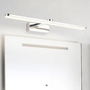 GobekUsa Elongated Acrylic Vanity Lighting 16"/17"/23" LED Wall Light Sconce for Bathroom – White Finish, Warm/White Light