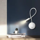 GobekUsa 3W LED Wall Spot Light with On/Off Switch, Flexible Desk Reading Lamp