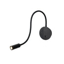 GobekUsa 3W LED Wall Spot Light with On/Off Switch, Flexible Desk Reading Lamp