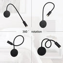 GobekUsa 3W LED Wall Spot Light with On/Off Switch, Flexible Desk Reading Lamp