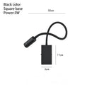 GobekUsa 3W LED Wall Spot Light with On/Off Switch, Flexible Desk Reading Lamp