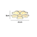 GobekUsa 5-Light Acrylic LED Ceiling Chandelier for Modern Living Room Bedroom