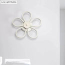 GobekUsa Modern Acrylic Flower Wall Mounted LED Sconce Light in Warm/White for Dining Room
