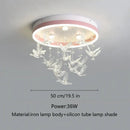 GobekUsa Flying Bird Ceiling Light: Fashionable and Romantic Kid's Room Decor Lamp