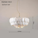 GobekUsa French Ceramic Chandelier: Romantic LEDs for Luxury Living Room & Restaurant Decor