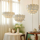 GobekUsa French Ceramic Chandelier: Romantic LEDs for Luxury Living Room & Restaurant Decor