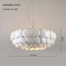 GobekUsa French Ceramic Chandelier: Romantic LEDs for Luxury Living Room & Restaurant Decor