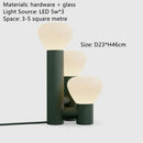 GobekUsa Glass Table Lamp: Nordic Modern Minimalist Design for Living Room, Coffee, Bedroom